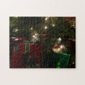 Geschenke unter dem Baum Weihnachtsfeiertag Puzzle (Horizontal)
