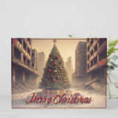 Geschenke unter einem Baum in einer giftigen apoka (Stehend Vorderseite)