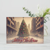Geschenke unter einem Baum in einer giftigen apoka (Stehend Vorderseite)