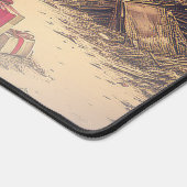 Geschenke unter einem Baum in einer giftigen apoka Schreibtischunterlage (Ecke)