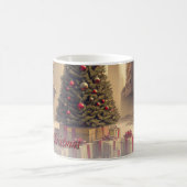 Geschenke unter einem Baum in einer giftigen apoka Verwandlungstasse (Mittel)