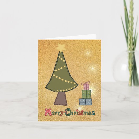 Geschenke unterm Baum Karte (Vorderseite)