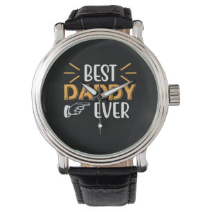 Geschenke Vater   Best Daddy Ever Armbanduhr