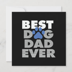 Geschenke Vater Bester Hund-Vater je Feiertagskarte