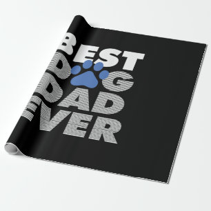 Geschenke Vater Bester Hund-Vater je Geschenkpapier