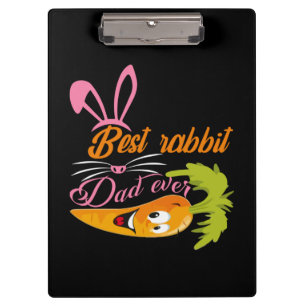 Geschenke Vater Bester Rabbit Vater je Klemmbrett