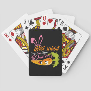 Geschenke Vater Bester Rabbit Vater je Spielkarten