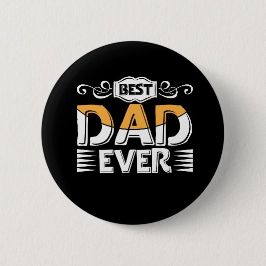 Geschenke Vater | Bester Vater je Button (Vorderseite)
