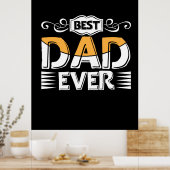 Geschenke Vater | Bester Vater je Poster (Küche)