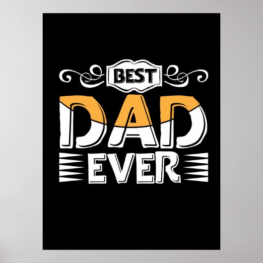 Geschenke Vater | Bester Vater je Poster (Vorne)