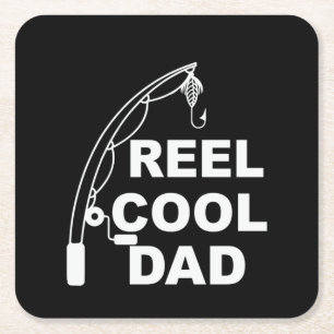 Geschenke Vater Cooler Vater für Rollen Rechteckiger Pappuntersetzer