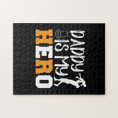Geschenke Vater | Daddy ist mein Held Puzzle (Horizontal)