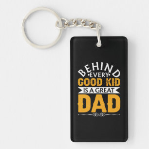 Geschenke Vater Hinter einem guten Kind ist ein Schlüsselanhänger