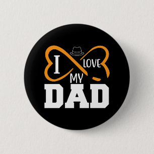 Geschenke Vater I Liebe Mein Vater Button