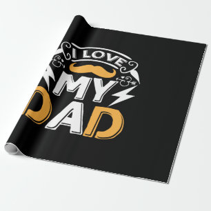 Geschenke Vater I Liebe Mein Vater Geschenkpapier