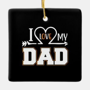 Geschenke Vater   I Liebe Mein Vater Keramikornament