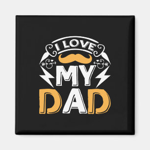 Geschenke Vater I Liebe Mein Vater Magnet