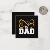 Geschenke Vater | I Liebe Mein Vater Mitteilungskarte (Vorderseite/Rückseite Beispiel)