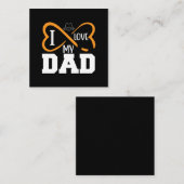 Geschenke Vater | I Liebe Mein Vater Mitteilungskarte (Vorne/Hinten)