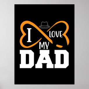 Geschenke Vater I Liebe Mein Vater Poster