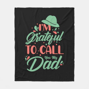 Geschenke Vater Ich bin Ihnen dankbar, meinen Va Fleecedecke