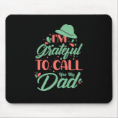 Geschenke Vater | Ich bin Ihnen dankbar, meinen Va Mousepad (Vorne)