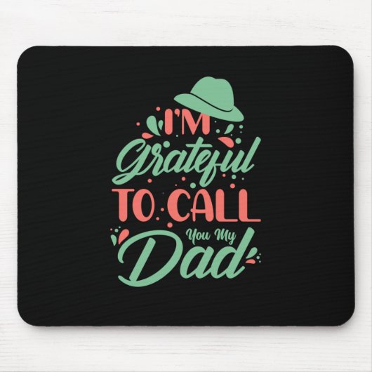 Geschenke Vater | Ich bin Ihnen dankbar, meinen Va Mousepad (Vorne)