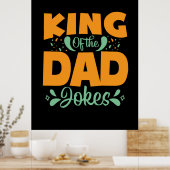 Geschenke Vater | König des Vaters Poster (Küche)