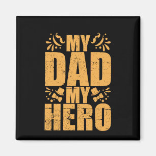 Geschenke Vater Mein Vater Mein Held Magnet