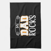 Geschenke Vater | Mein Vater Rocks Geschirrtuch (Vertikal)