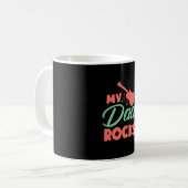 Geschenke Vater | Mein Vater Rocks Kaffeetasse (Vorderseite Links)
