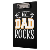Geschenke Vater | Mein Vater Rocks Klemmbrett (Links)