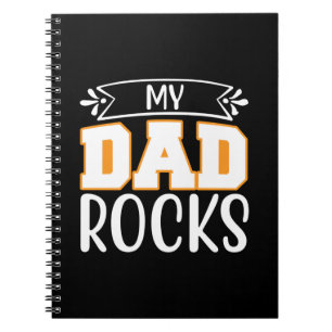 Geschenke Vater   Mein Vater Rocks Notizblock