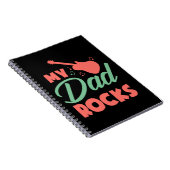 Geschenke Vater | Mein Vater Rocks Notizblock (Rechte Seite)