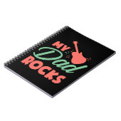 Geschenke Vater | Mein Vater Rocks Notizblock (Linke Seite)