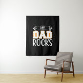 Geschenke Vater | Mein Vater Rocks Wandteppich (Beispiel)