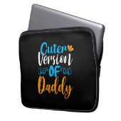 Geschenke Vater | Niedlichere Version von Daddy Laptopschutzhülle (Vorderseite Links)