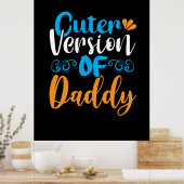 Geschenke Vater | Niedlichere Version von Daddy Poster (Küche)