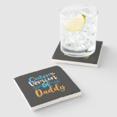 Geschenke Vater | Niedlichere Version von Daddy Steinuntersetzer (Seitenansicht)