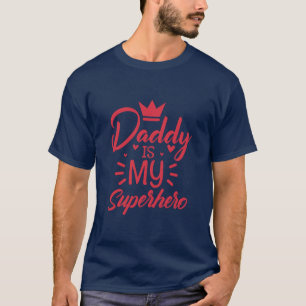 Geschenke Vater Papa ist mein Superheld T-Shirt
