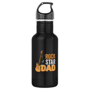 Geschenke Vater   Rock Star Vater Edelstahlflasche