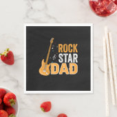 Geschenke Vater | Rock Star Vater Serviette (Beispiel)