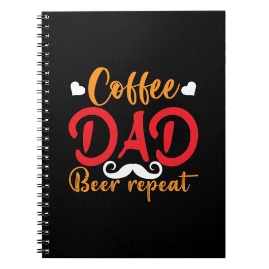 Geschenke Vater | Vater-Kaffeepflanze Notizblock (Vorderseite)