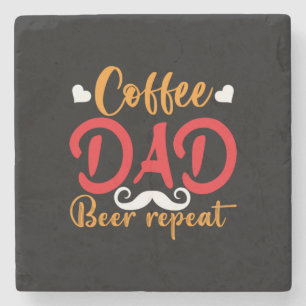 Geschenke Vater Vater-Kaffeepflanze Steinuntersetzer