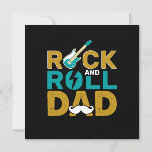 Geschenke Vater   Vater Rock and Roll Feiertagskarte