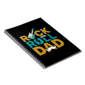 Geschenke Vater | Vater Rock and Roll Notizblock (Rechte Seite)