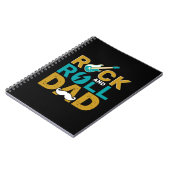 Geschenke Vater | Vater Rock and Roll Notizblock (Linke Seite)