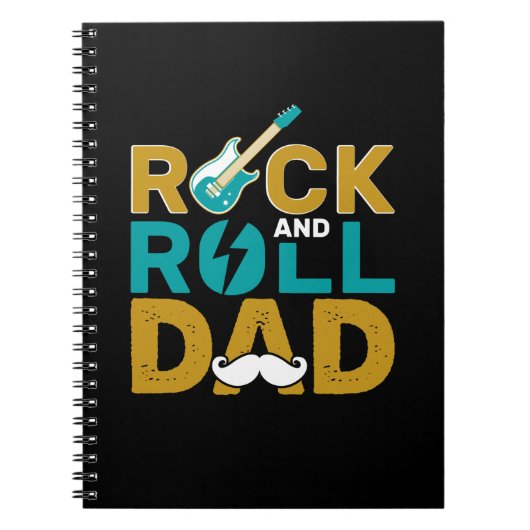 Geschenke Vater | Vater Rock and Roll Notizblock (Vorderseite)