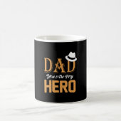 Geschenke Vater | Vater Sie sind mein Held Kaffeetasse (Mittel)