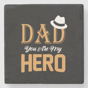 Geschenke Vater Vater Sie sind mein Held Steinuntersetzer